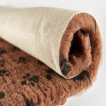 Меховой коврик для собак на нескользящей основе Bronte Glen, коричневый